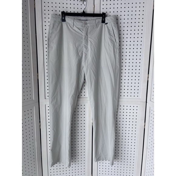 Travis Matthew Other - Travis Matthew Men's 36 Ivory Beige Straight Leg Performance Pants Golf Stretch